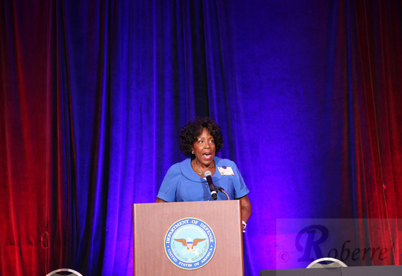 Ms. Jacqueline Ray-Morris, National Guard Program Manager for College Outreach offers words of inspiration.